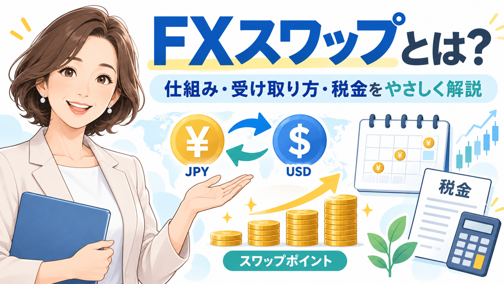 FXスワップとは?スワップポイントの仕組み・受け取り方・税金をやさしく解説